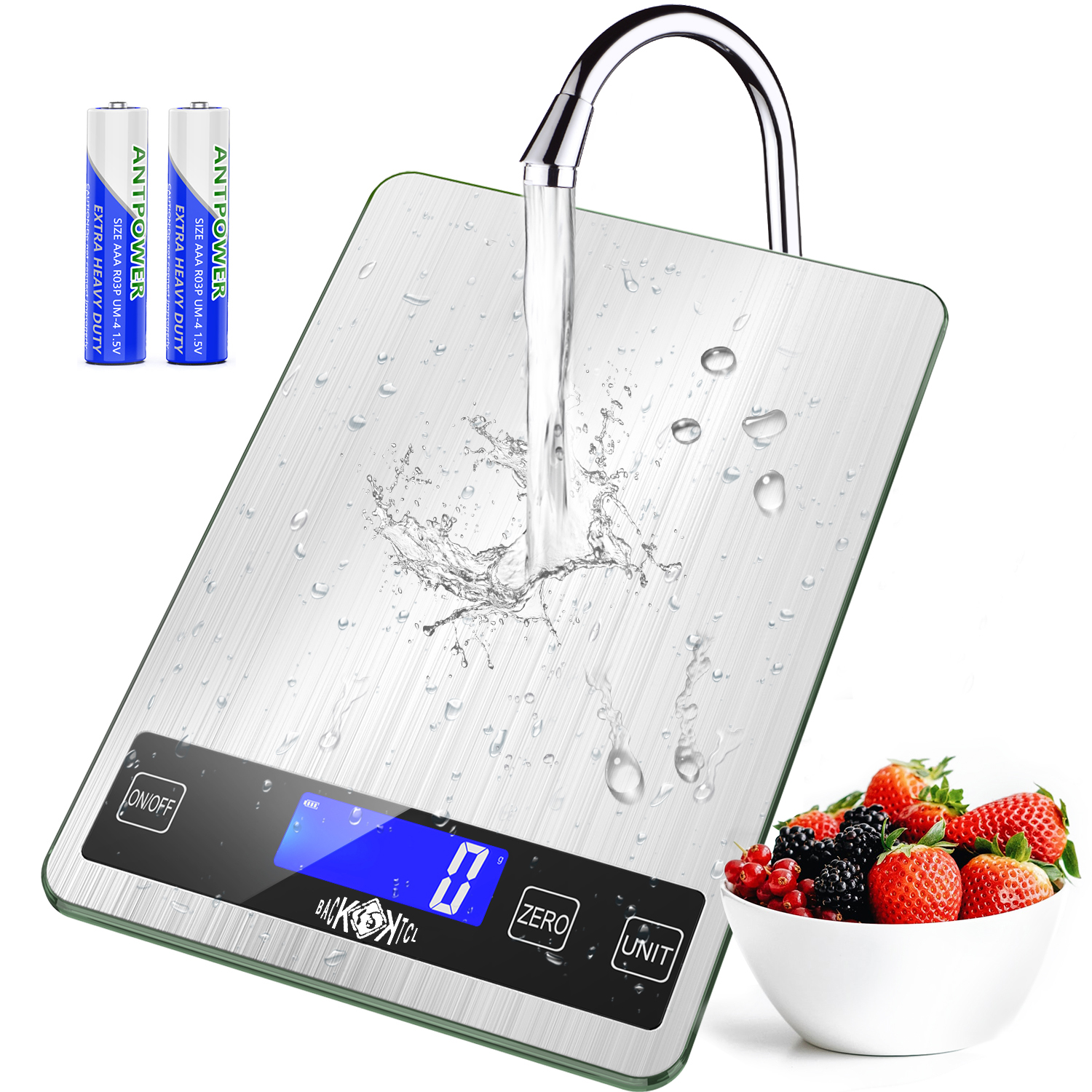 Food Scale, Kitchen Scale Multifunction Digital scale with Grams and Ounces  for Weight Loss and Cooking